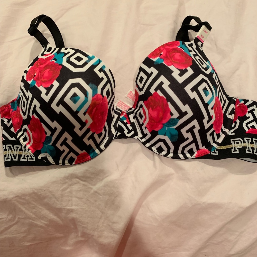 Pink Victoria secret bra